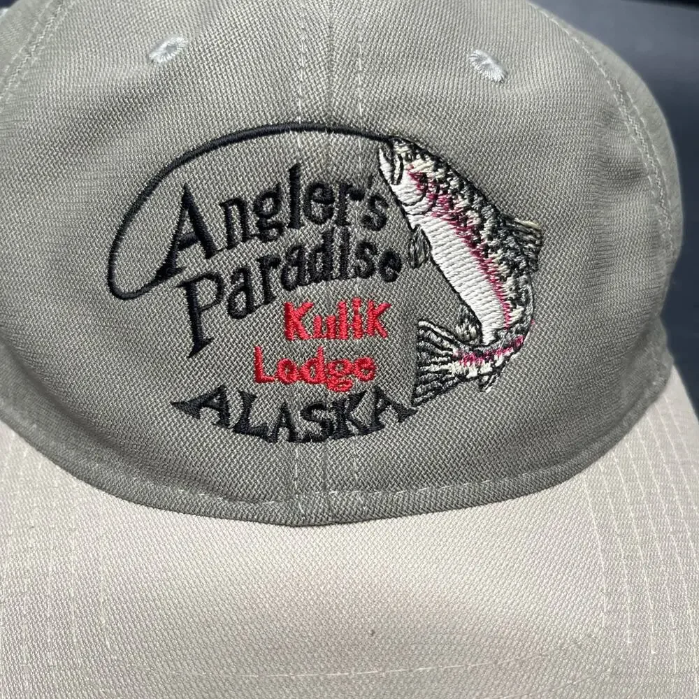 Anglers Paradise Lodges Alaska Trucker Hat Cap Hook & Loop Drift Creek Outdoors